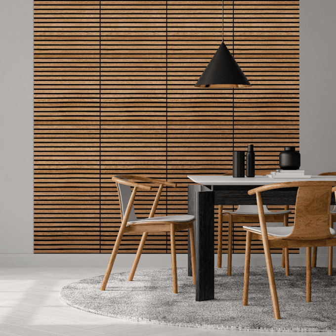 Panel Alistonado - Roble rústico marrón - Imagen 7