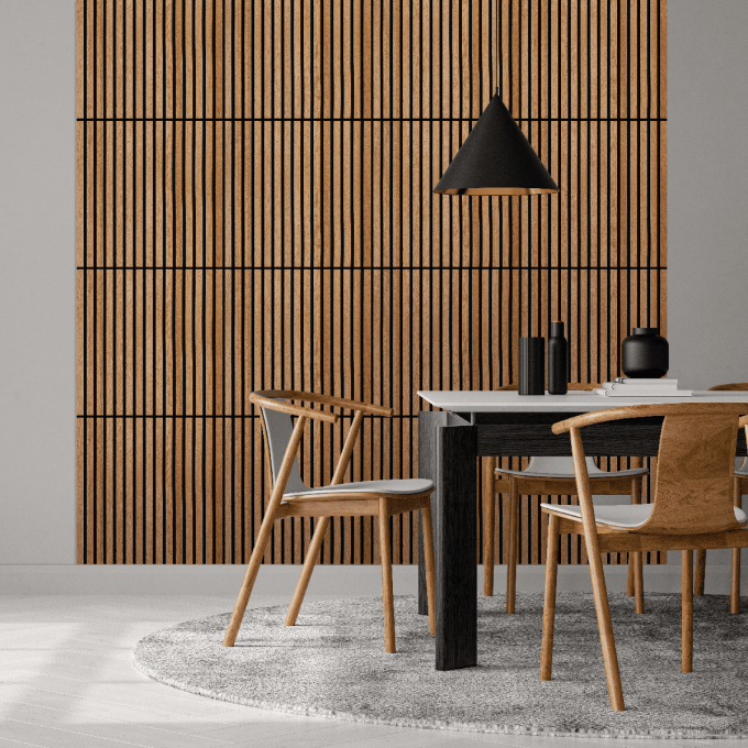 Panel Alistonado - Roble rústico marrón - Imagen 8